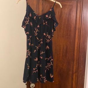 Navy floral sundress